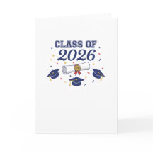 Cartes de diplôme et de casquettes de promo 2026 v