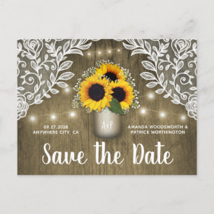 Cartes de faire-part de date de mariage avec tourn