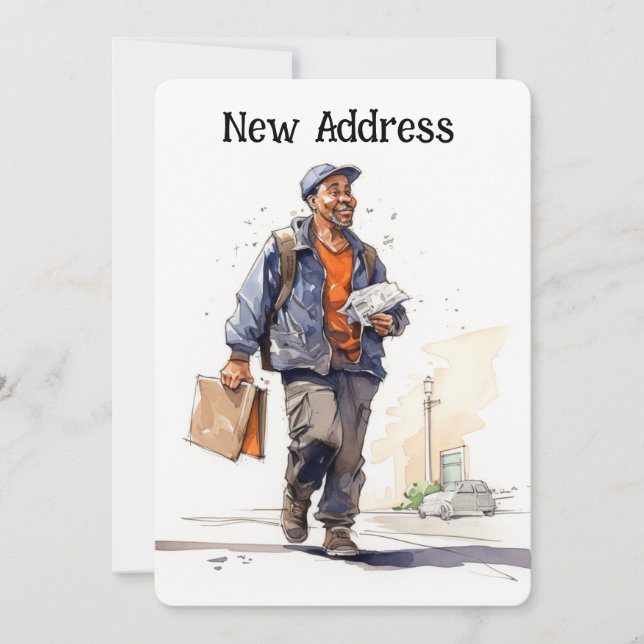 Cartes de Faire-part de déménagement (Devant)