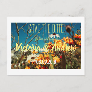 Cartes de faire-part de mariage aux fleurs blanche