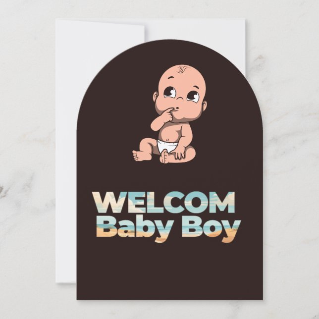 cartes de félicitations de naissance (Devant)