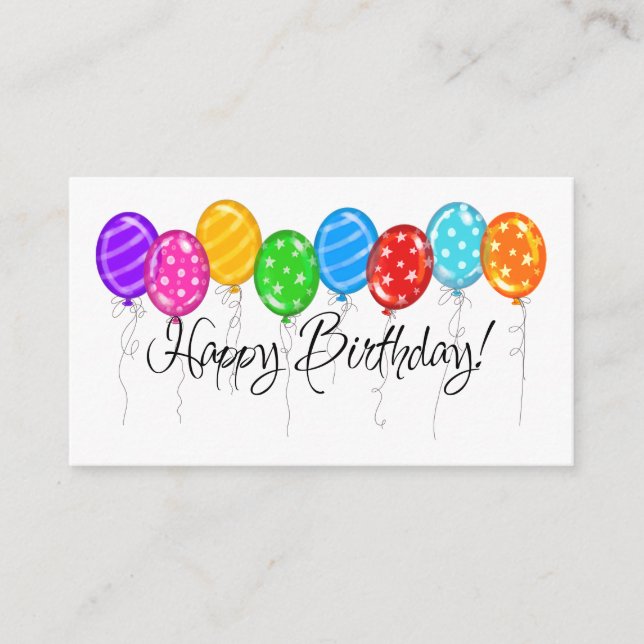 Cartes de fermeture anniversaire par SRF (Devant)