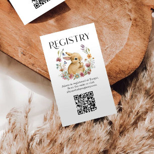 Cartes de fermeture du registre des Baby showers