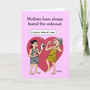 Cartes de fête des mères amusantes : Smart Phone