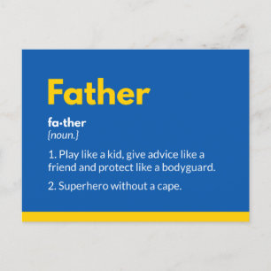 Cartes de fête des pères super-héros Superdad