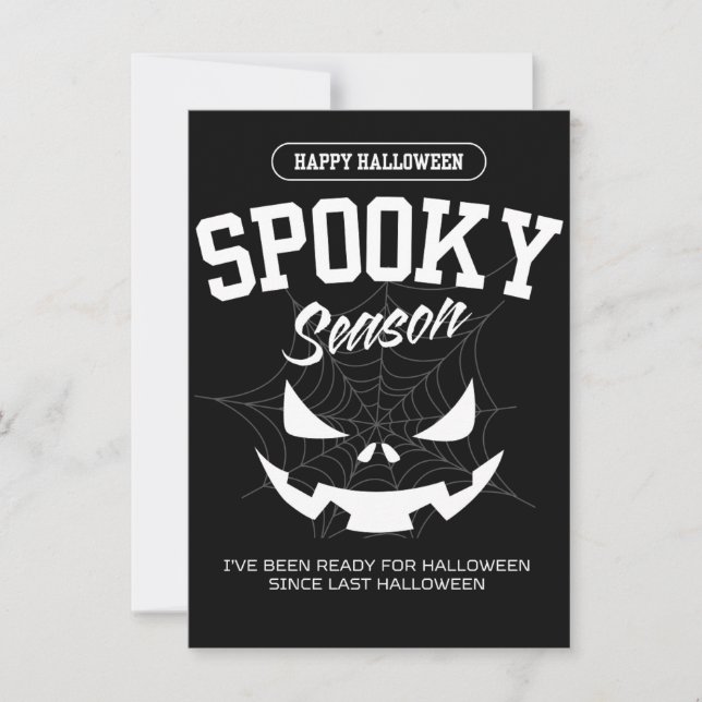 Cartes de fête d'Halloween (Devant)