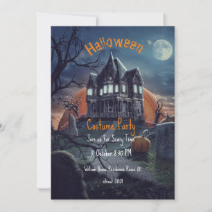 Cartes de fête Haunted House Halloween