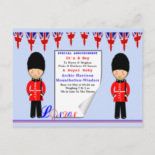 Cartes de fête Royal Baby