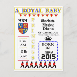 Cartes de fête Royal Princess Charlotte