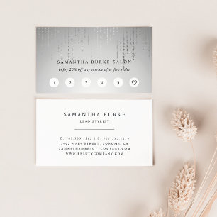 Cartes de fidélité Silver Rain String