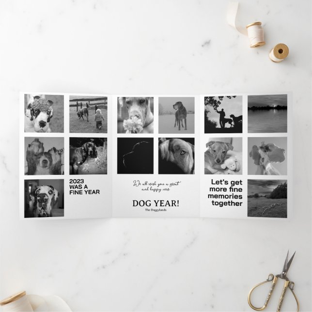 Cartes de fin d'année pour Grand Danois (Intérieur)