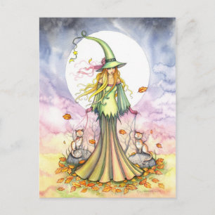 Cartes de fin d'automne Sorcière