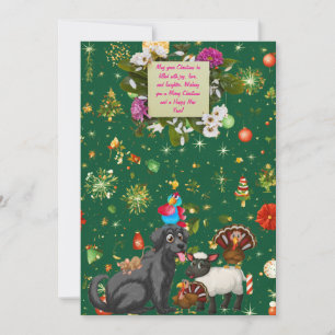 Cartes de fin de année personnalisés avec des conc