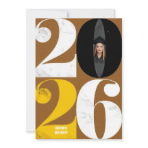 Cartes de fin d'études en typographie moderne