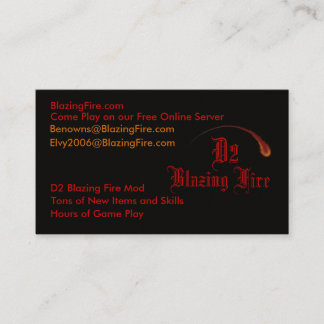 Cartes de flambage du feu D2