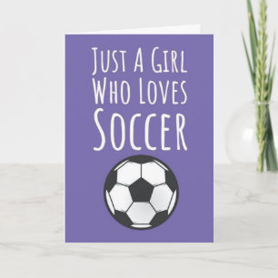 Cartes de football rose mignonnes pour les enfants