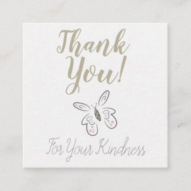 Cartes de gentillesse (Devant)