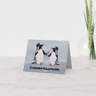 Cartes de Graduation Pingouin