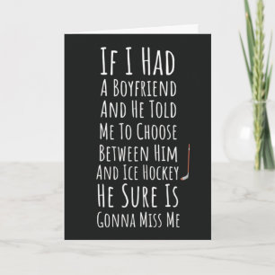 Cartes de Hockey sur Glace Pour Elle Adolescentes 