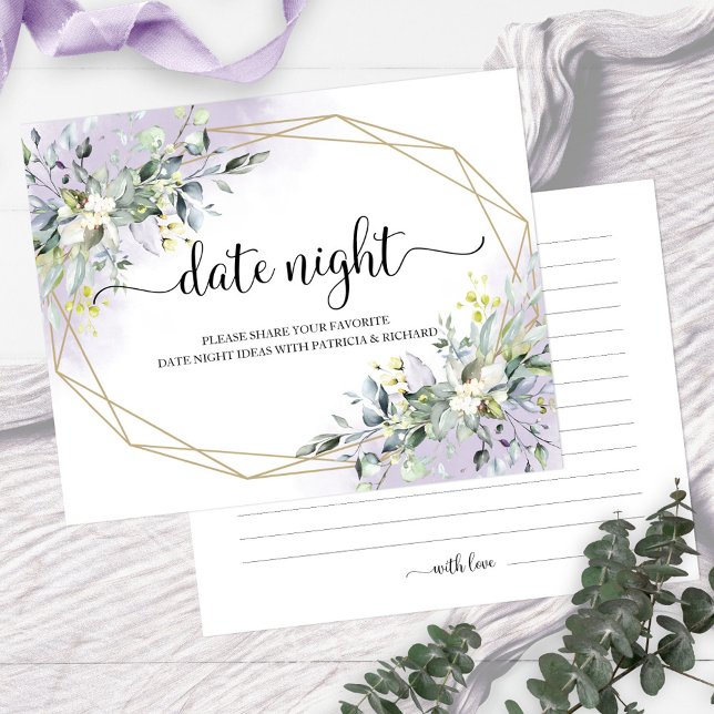 Cartes de Jar de Nuit de Date de Fête de Mariage d (Créateur téléchargé)