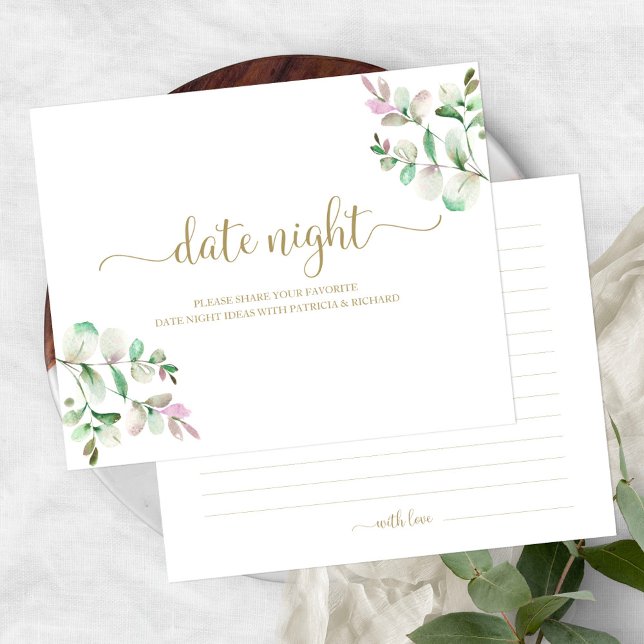 Cartes de Jar de Soirée de Date de Fiançailles de  (Créateur téléchargé)