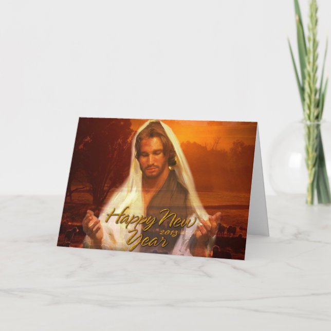 Cartes de Jésus 2013 de bonne année (Devant)