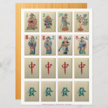 Cartes de jeu (1) - Fleurs, Saisons, Dragons