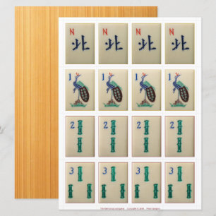 Cartes de jeu (3) - Vent du Nord, Bambous 1-3