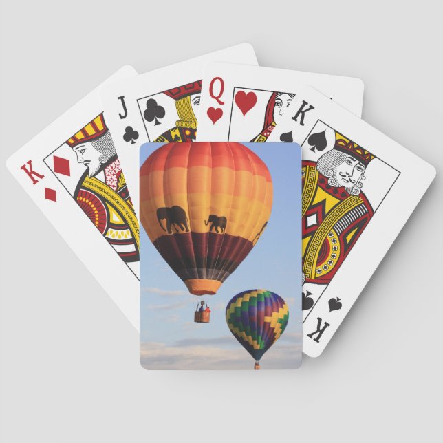 Cartes de jeu à ballon à air chaud (dos)