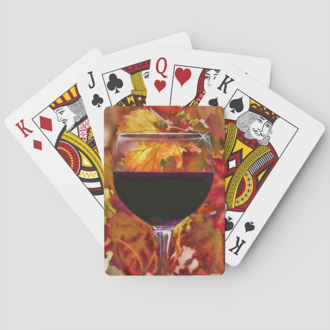 Cartes De Jeu À Thème Vin (dos)