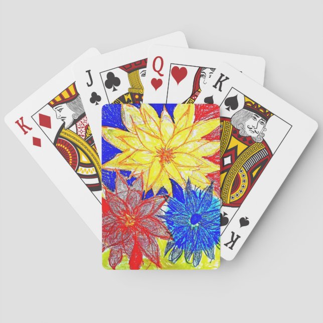 Cartes de jeu à vélo contrastant (dos)