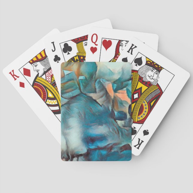 Cartes de jeu Abstraites byzantine (dos)