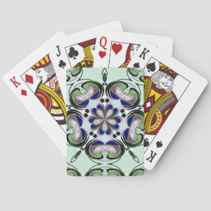 Cartes de jeu abstraites du Roi d'hypnotique