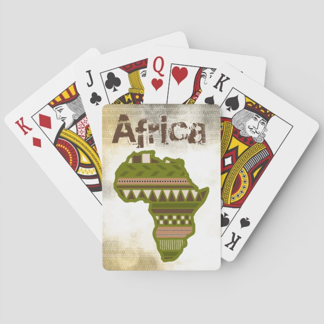 Cartes de jeu africaines (dos)