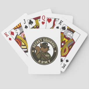 CARTES DE JEU ARMÉE SECRET SQUIRREL