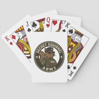CARTES DE JEU ARMÉE SECRET SQUIRREL