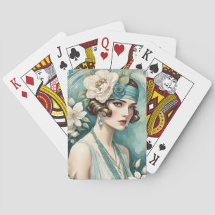 Cartes de jeu Art Déco Années Folles