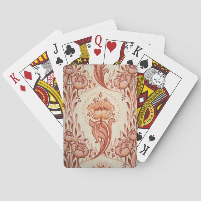 Cartes de jeu Art Nouveau (dos)