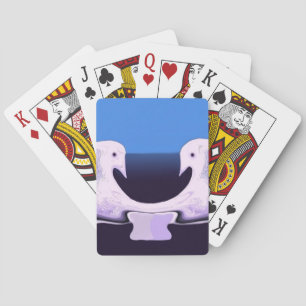 Cartes de jeu artistiques de fabricants de paix