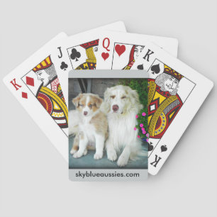 Cartes de jeu australiennes rouges de Merle