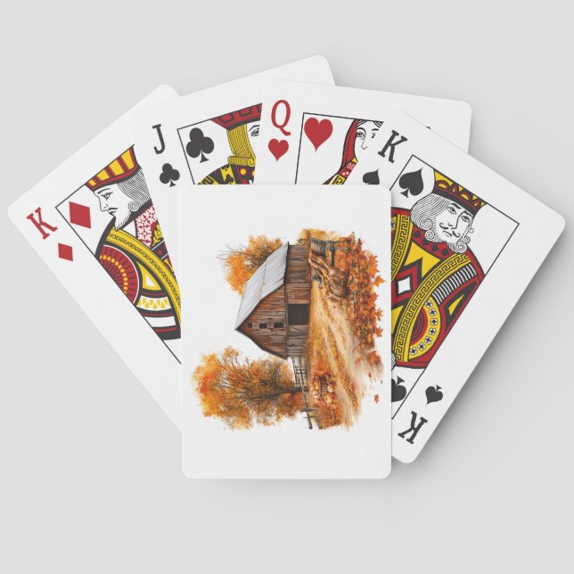 Cartes de jeu automne/automne (dos)