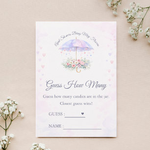 Cartes de jeu "Avril Pluie Bébés de Mai Devinez co