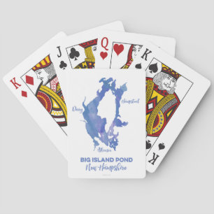 Cartes de jeu Big Island Pond