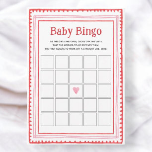 Cartes de jeu Bingo Bingo Bingo Bingo Pink and Red