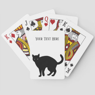 Cartes de jeu Black Cat