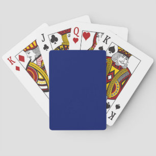 Cartes de Jeu Bleues Solide Marine