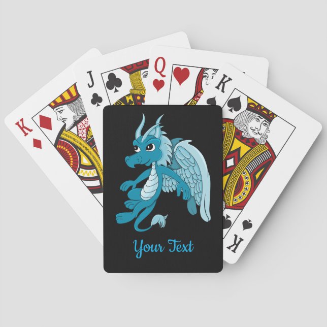 Cartes de jeu Blue Dragon (dos)