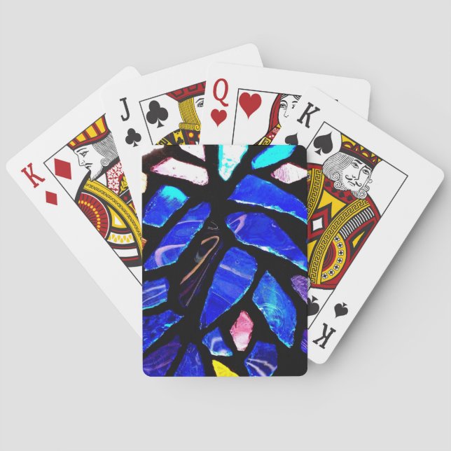 Cartes de jeu 'Blue Glass' (dos)
