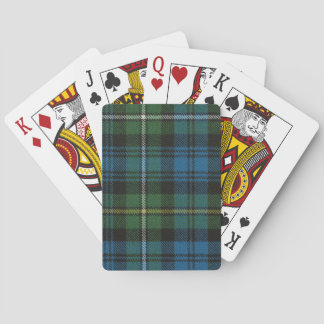 Cartes de jeu Campbell de tartan antique d'Argyll