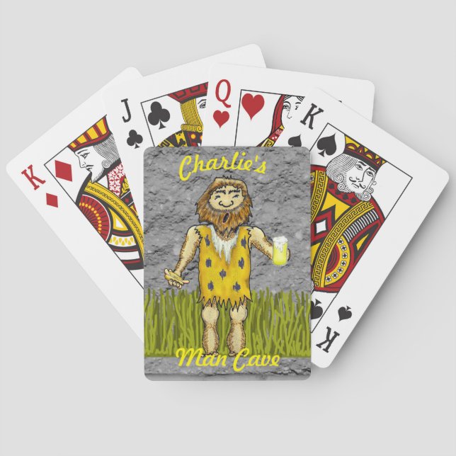 Cartes de jeu Caveman (dos)